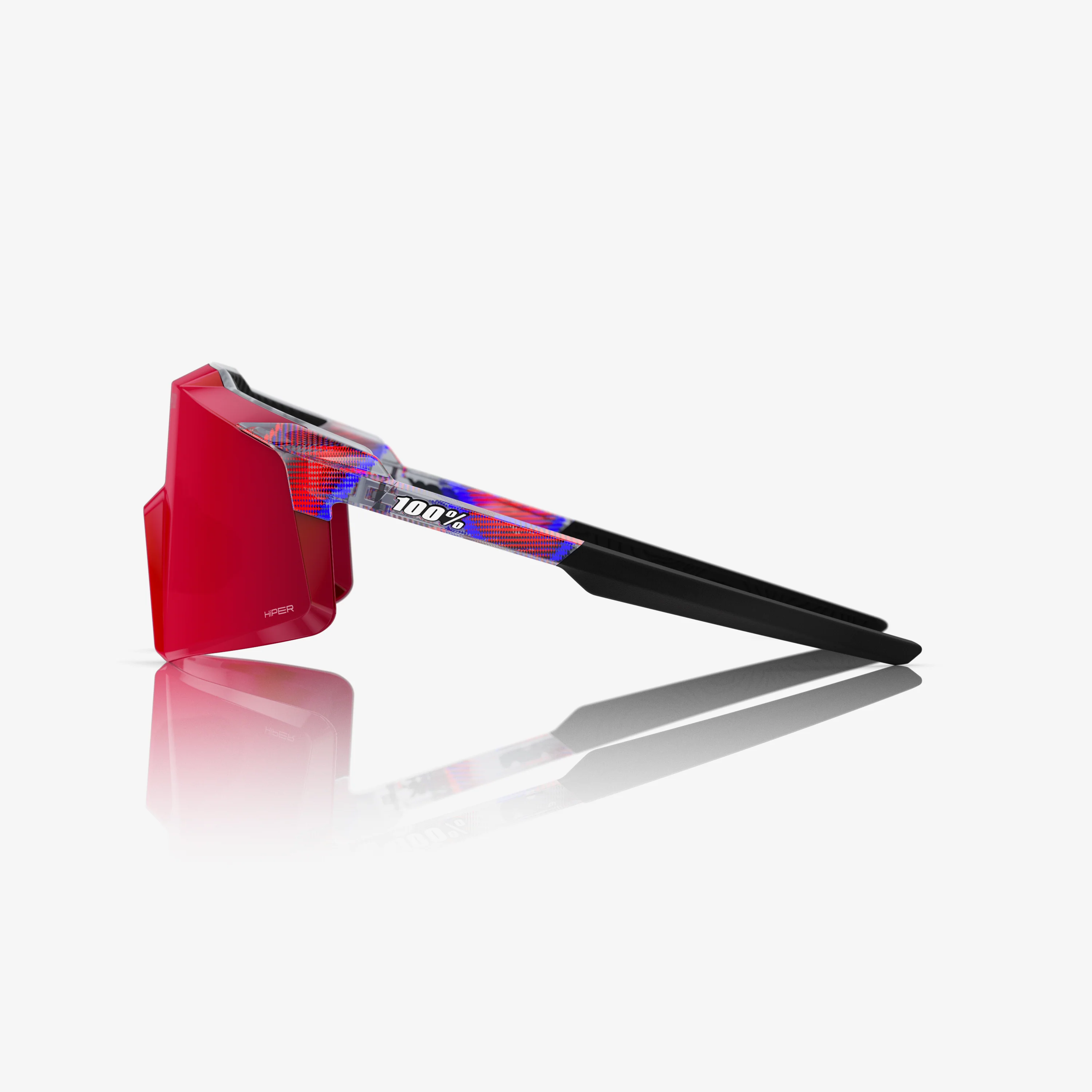 AEROCRAFT LE FDJ Gloss Translucent Red/Blue HiPER Fire Red Mirror Lens - Image 3