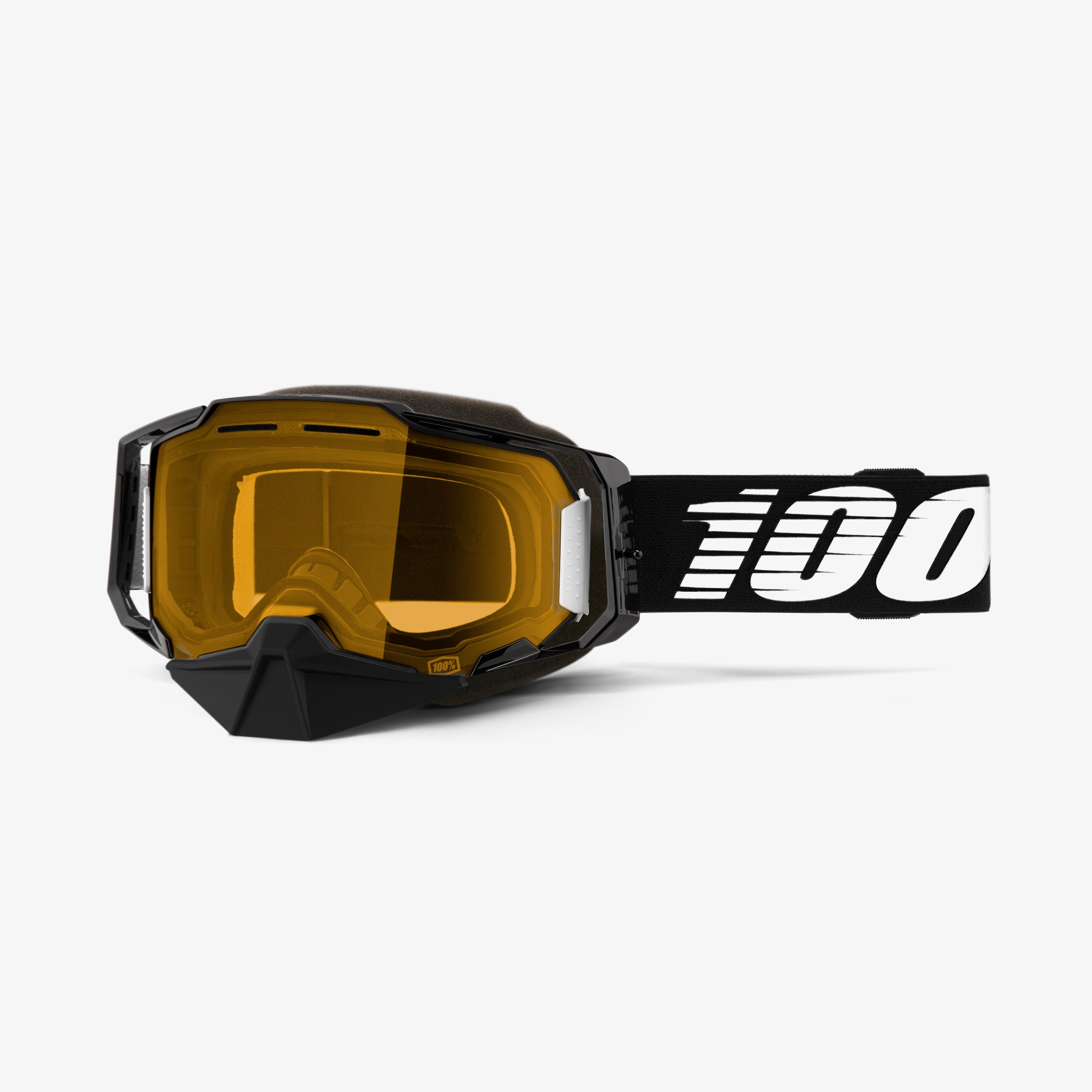 ARMEGA SNOWMOBILE Dual Pane Vented Goggle Black - Image 2