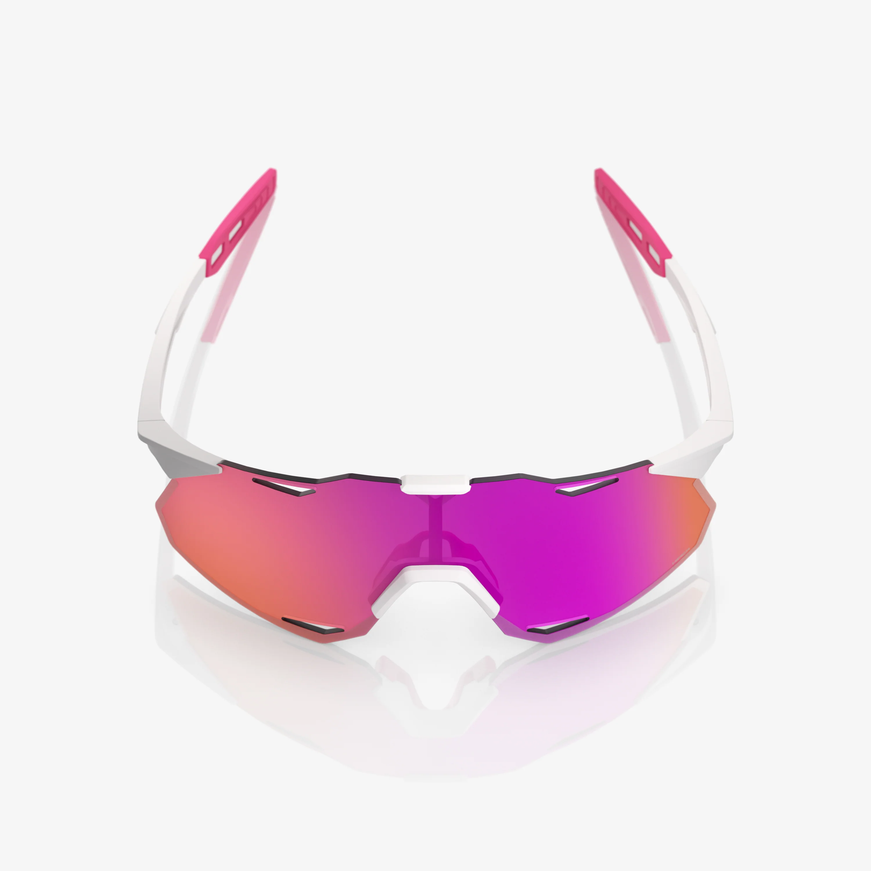HYPERCRAFT XS Matte White/Pink HiPER Vital Pink Mirror Lens - Image 4