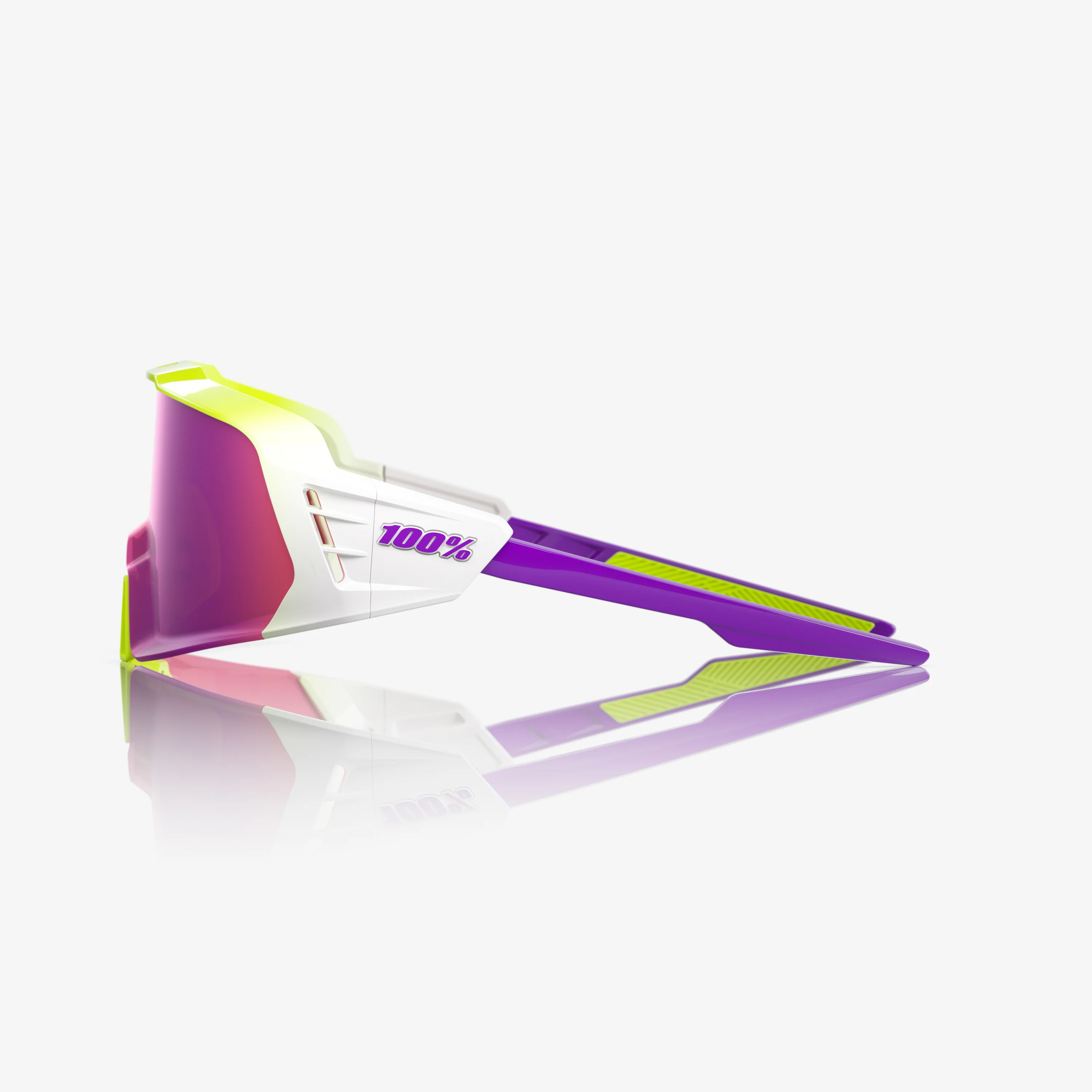 KORBIN X Polished Flo Yellow Fade Purple Mirror Lens - Image 3