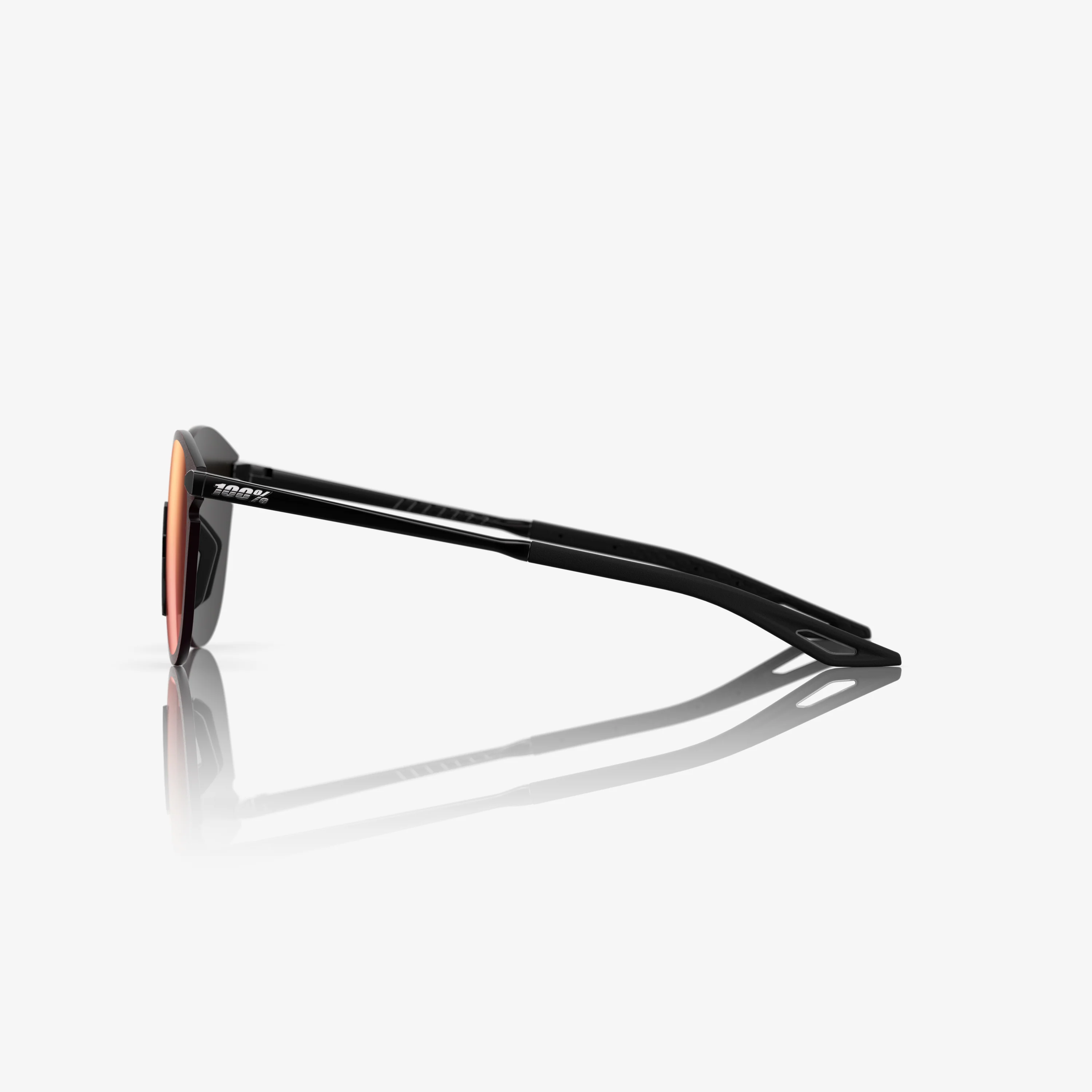 LEGERE ROUND Polished Black Brown/Red Gradient Lens - Image 3