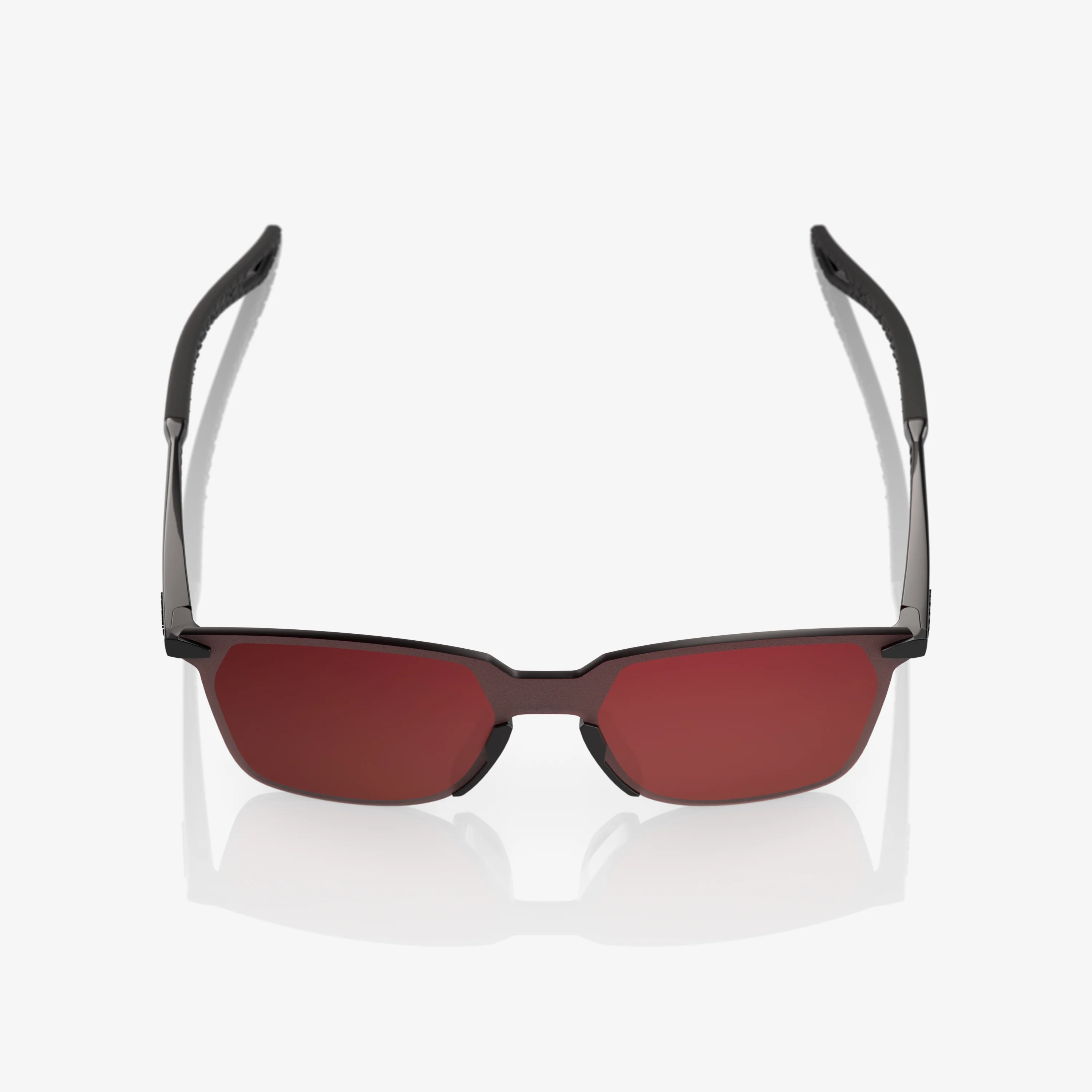 LEGERE SQUARE Polished Black Brown/Red Gradient Lens - Image 4