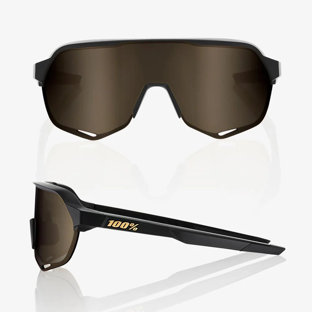 S2® - Matte Black - Soft Gold Mirror Lens - Image 2