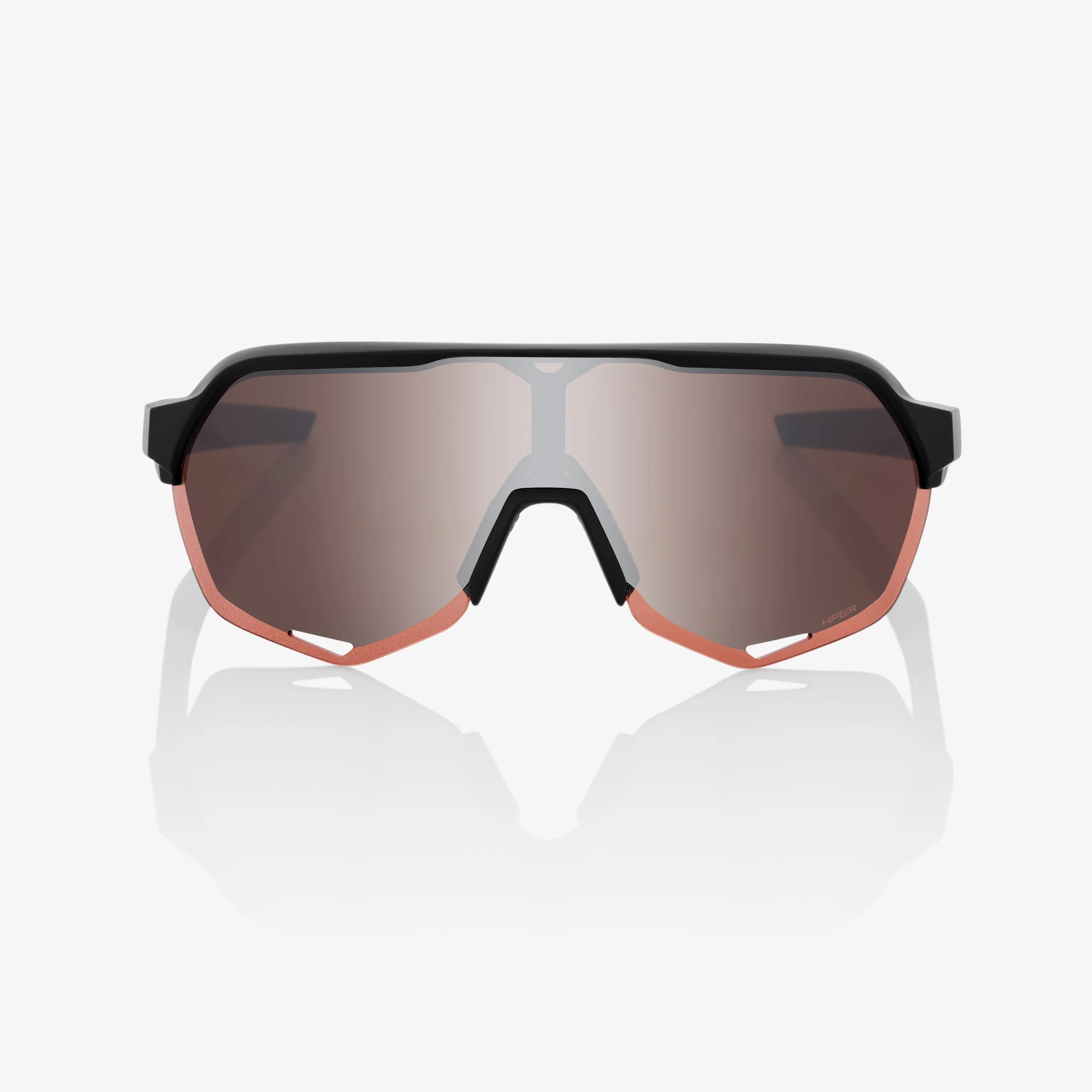 S2® - Soft Tact Black - HiPER Crimson Silver Mirror Lens - Image 2