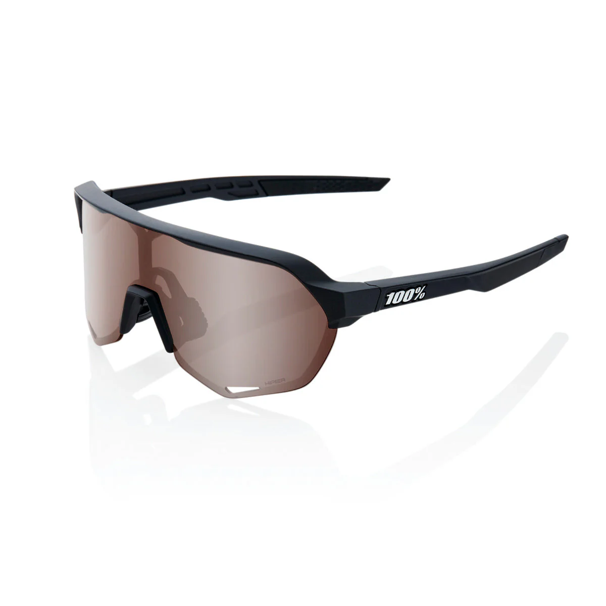 S2® - Soft Tact Black - HiPER Crimson Silver Mirror Lens - Image 4