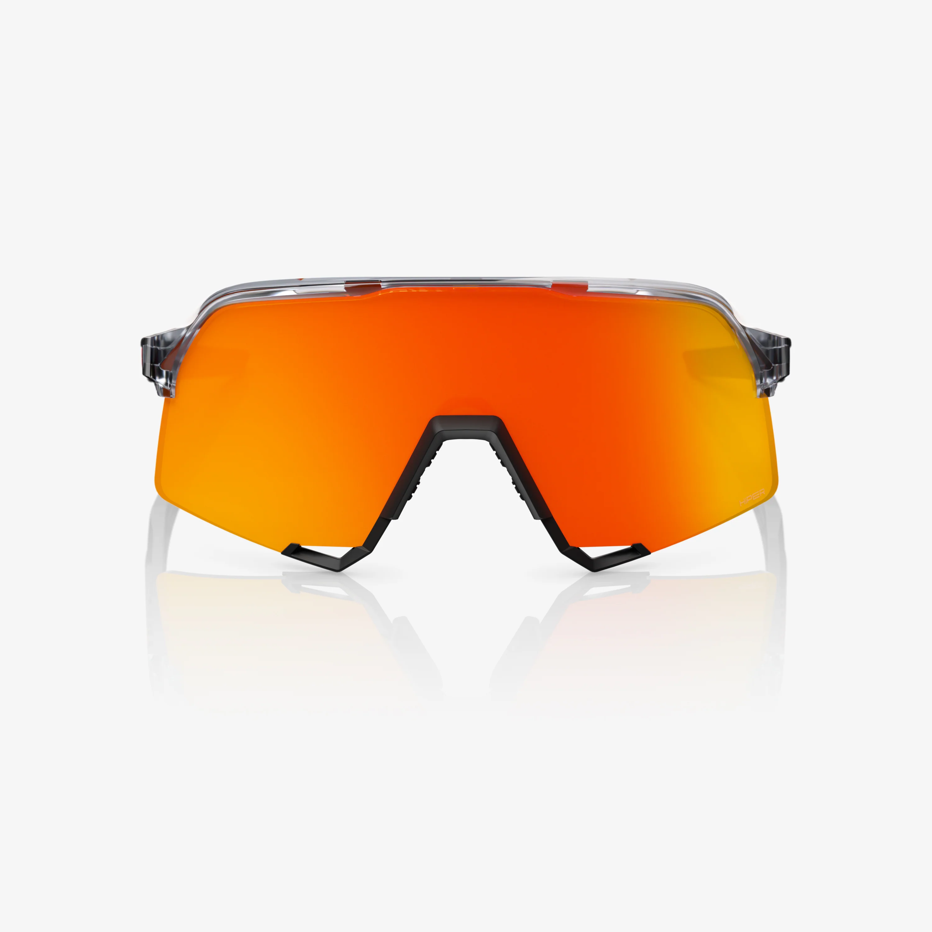 S3 Polished Translucent Grey & Matte Black HiPER Red Mirror Lens - Image 2