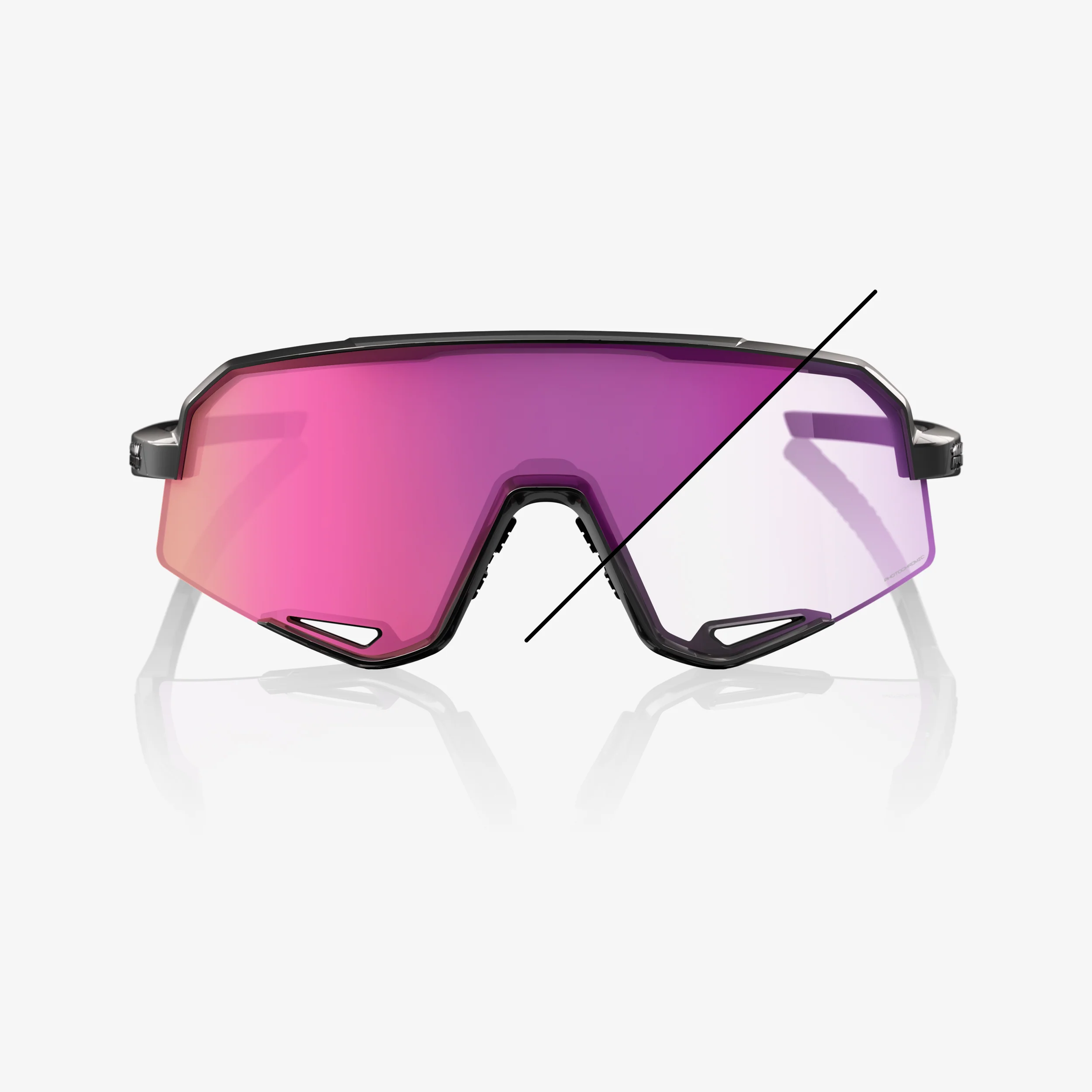 SLENDALE - Gloss Black - Photochromic Purple Mirror - Image 6