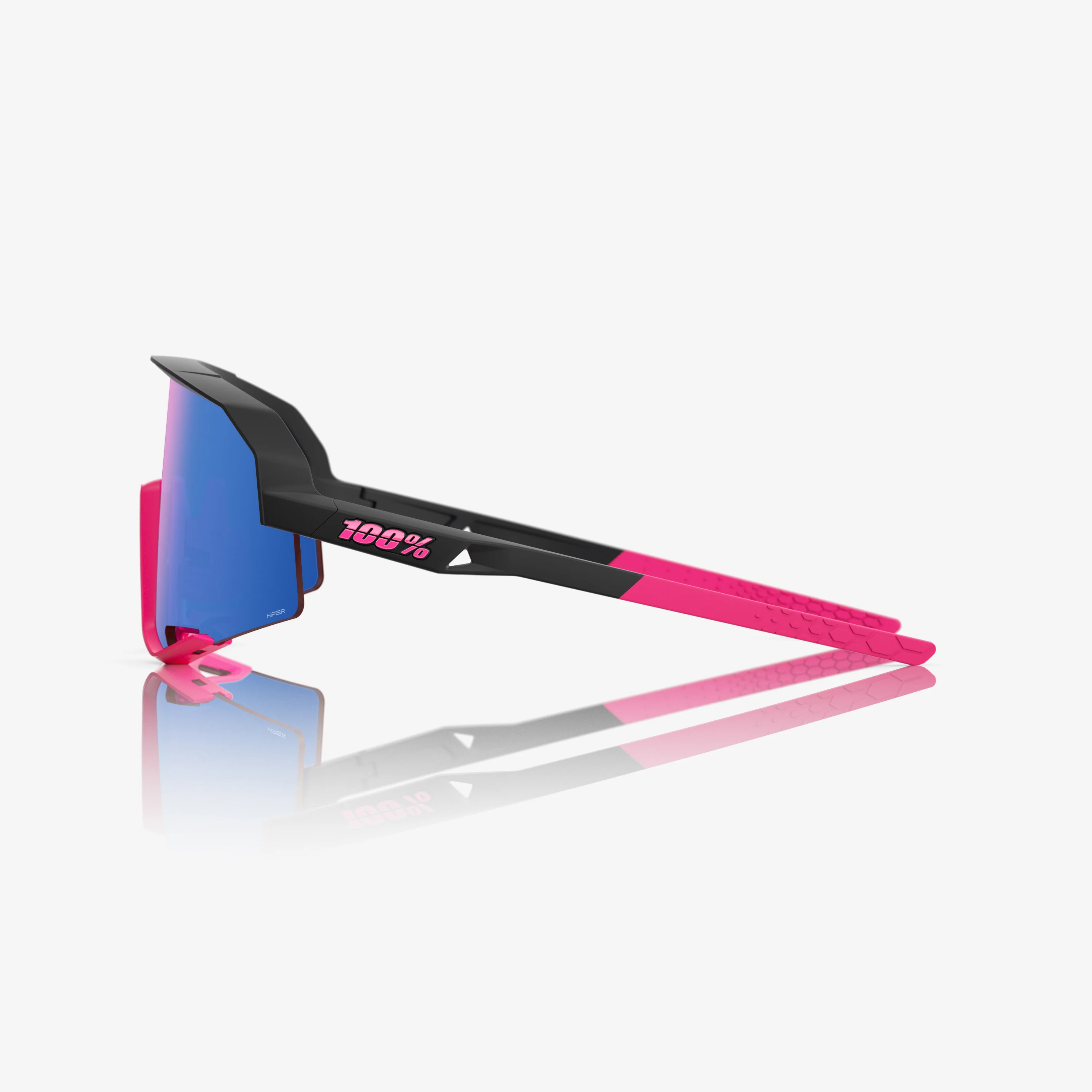 SLENDALE PG Matte Black/Pink HiPER Blue Mirror Lens - Image 3
