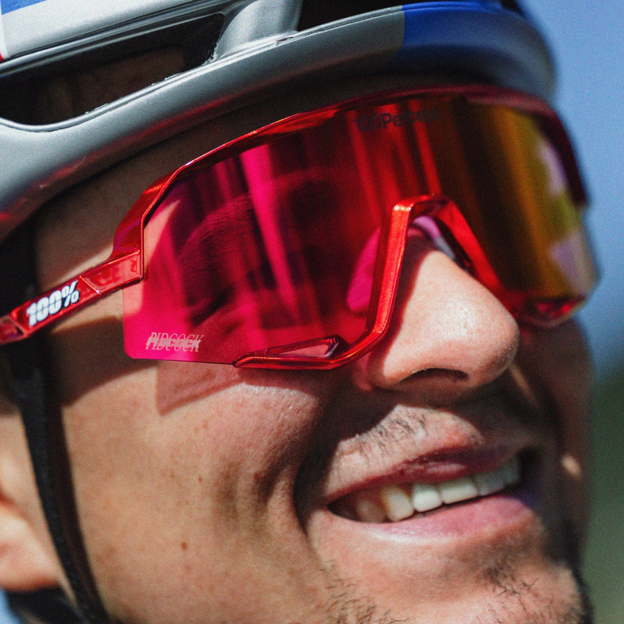 SLENDALE Pidcock Gloss Red Holographic HiPER Fire Red Mirror Lens - Image 6