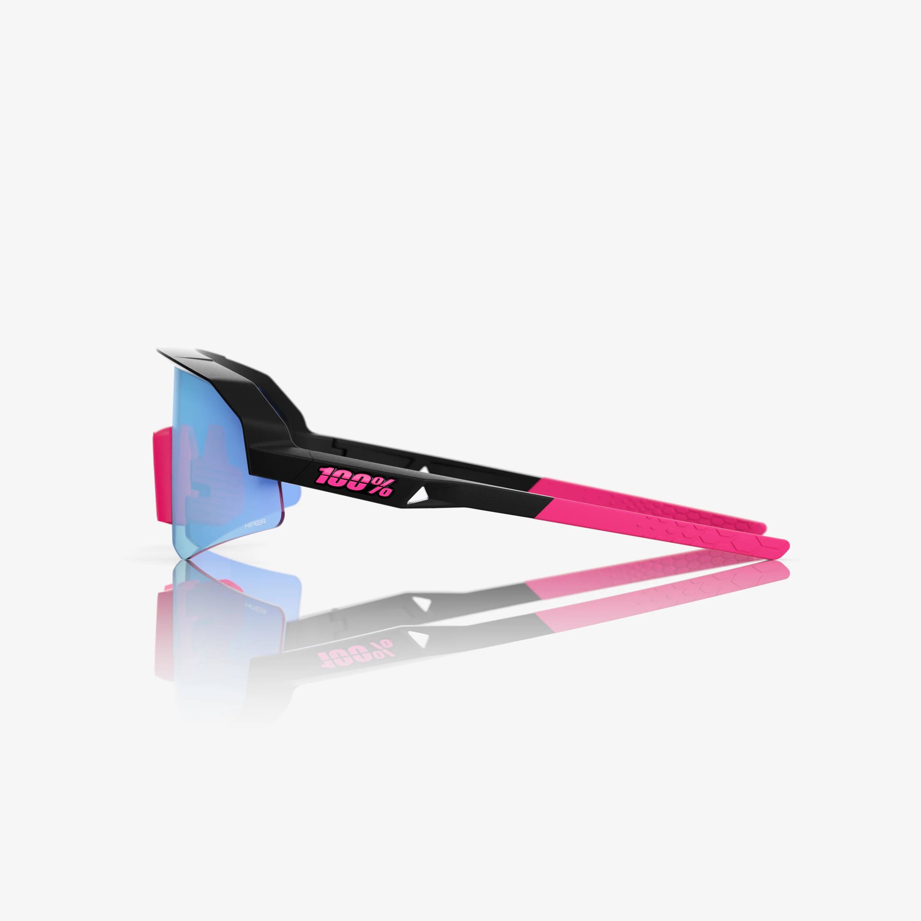 SLENDALE YOUTH Matte Black/Pink HiPER Blue Mirror Lens - Image 3