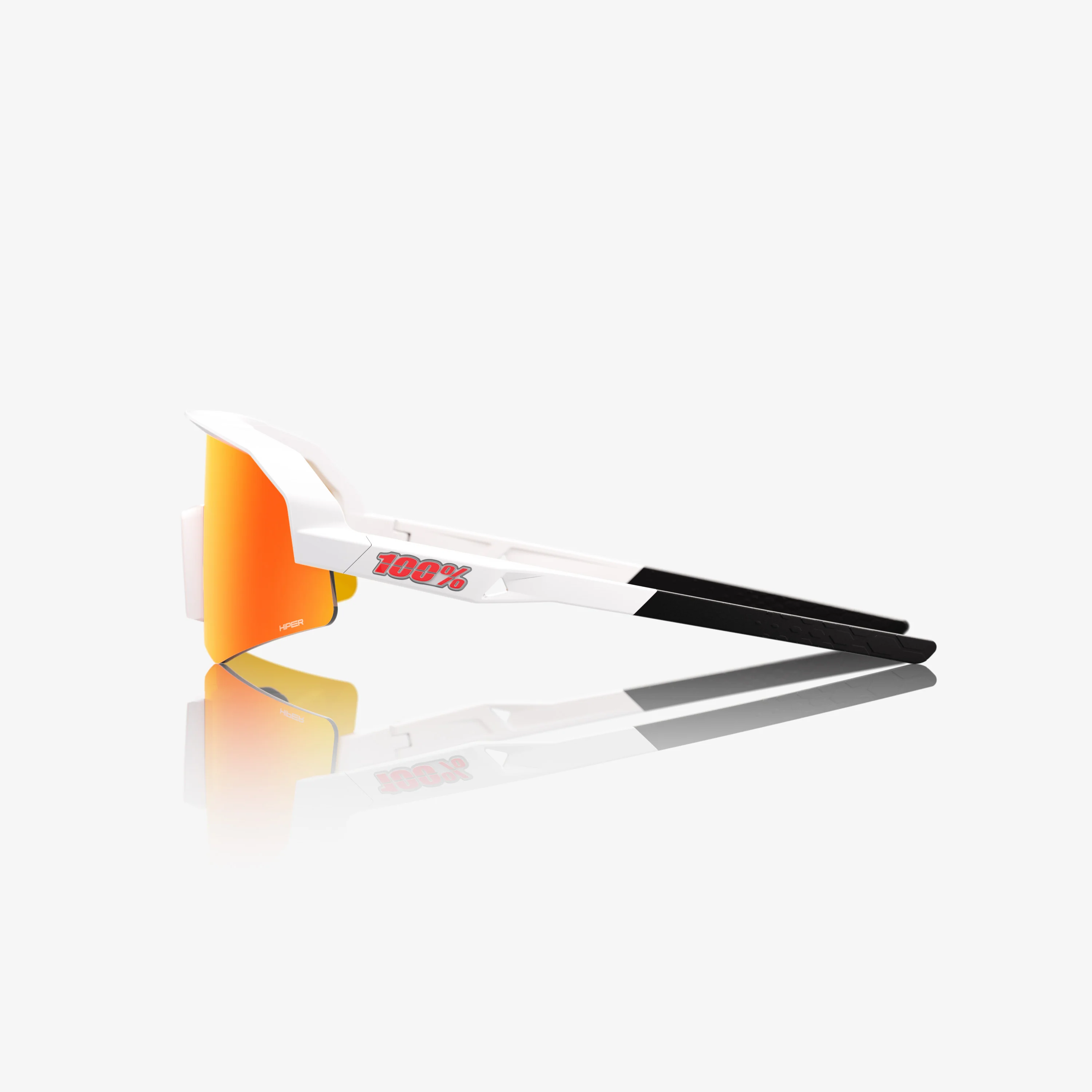 SLENDALE YOUTH - Matte White - HiPER Red Multilayer Mirror - Image 3
