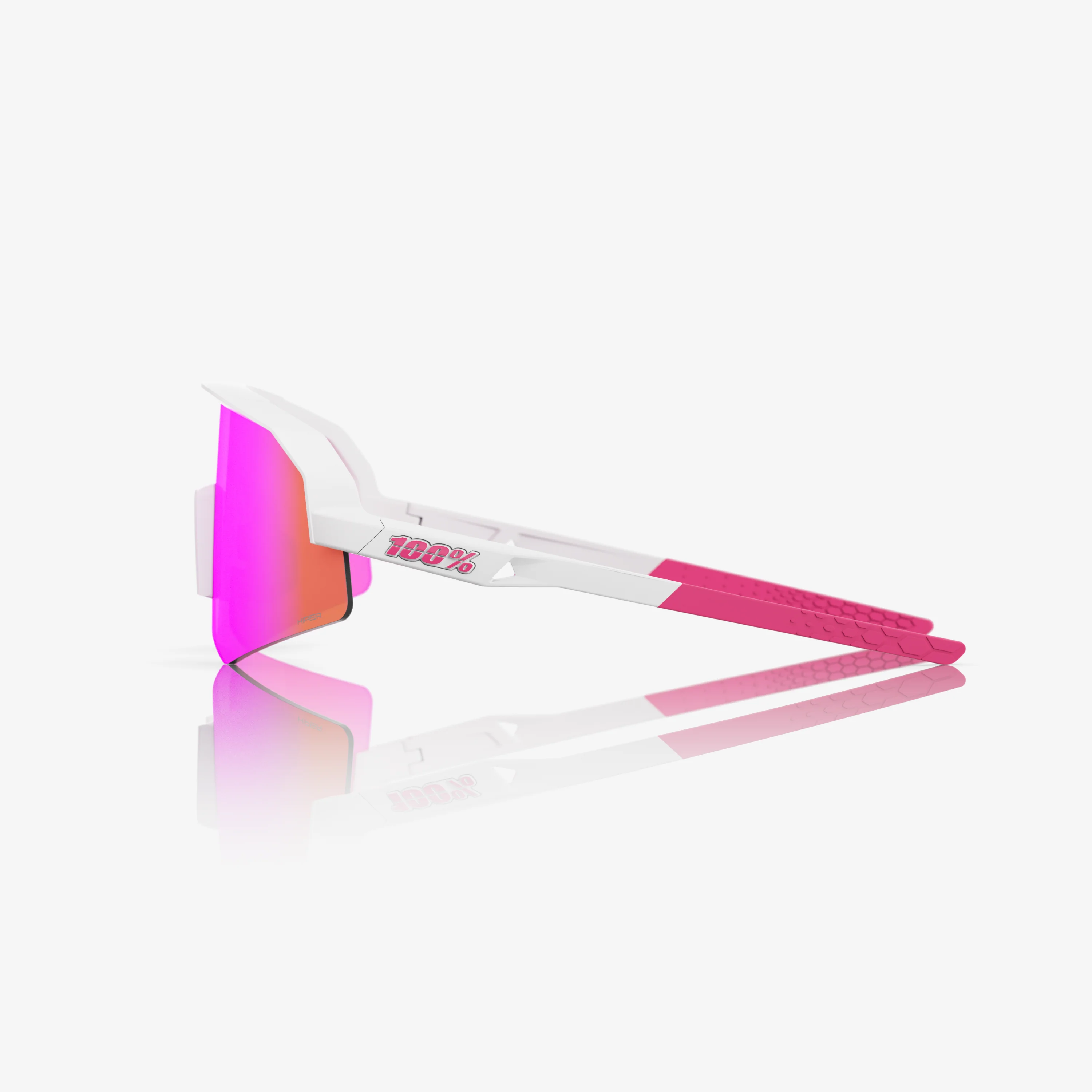 SLENDALE YOUTH Matte White/Pink HiPER Vital Pink Mirror Lens - Image 3