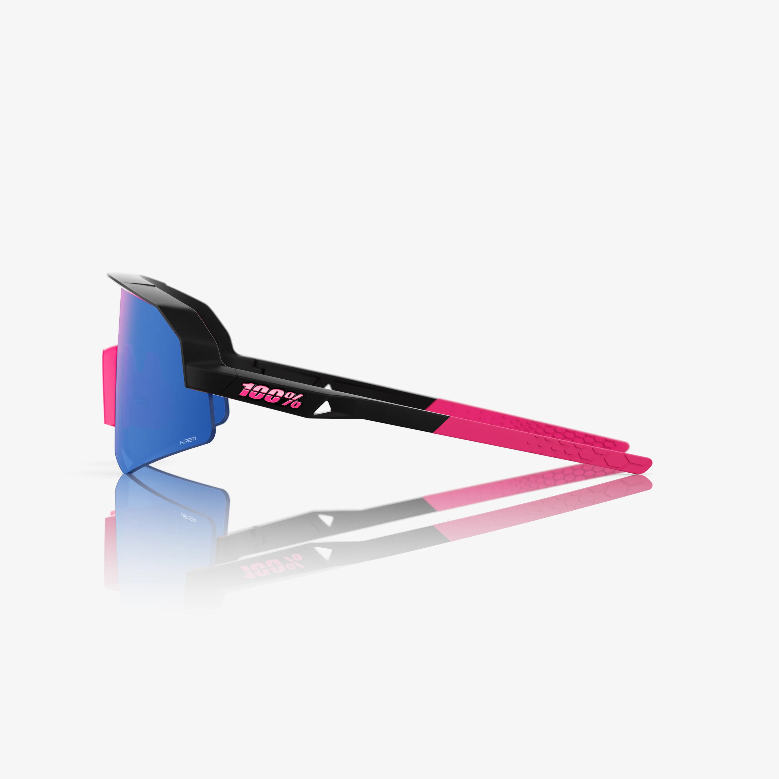 SLENDALE YOUTH PG Matte Black/Pink HiPER Blue Mirror Lens - Image 3