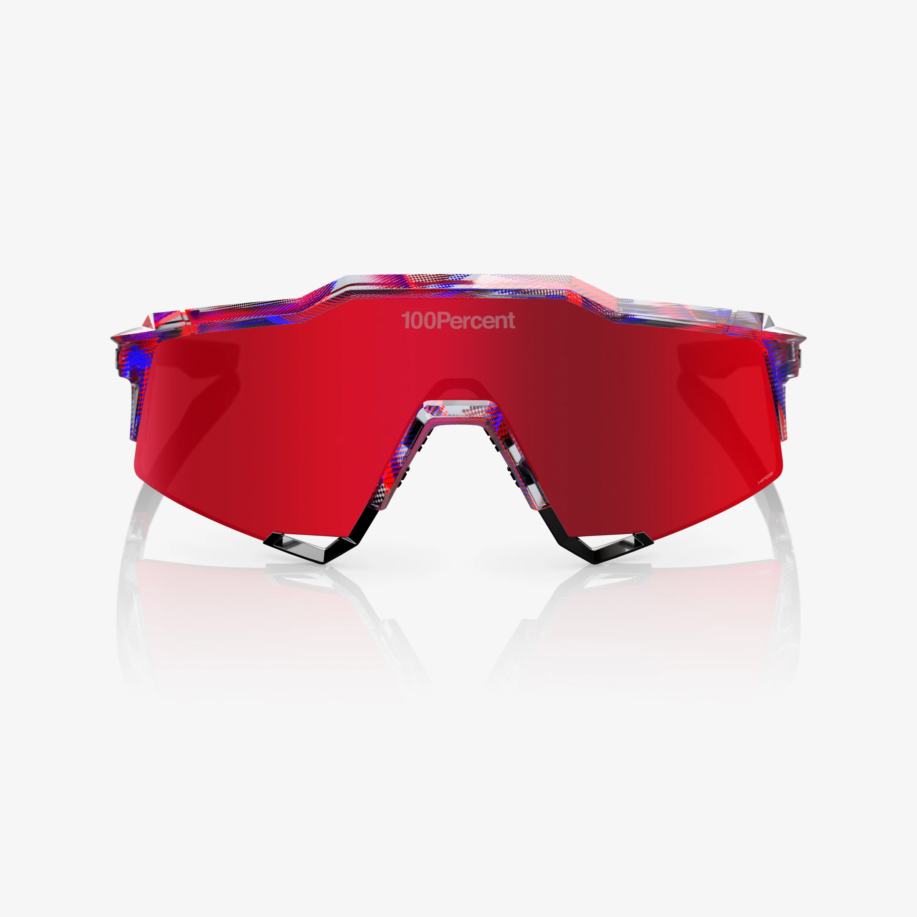 SPEEDCRAFT LE FDJ Gloss Translucent Red/Blue HiPER Fire Red Mirror Lens - Image 2