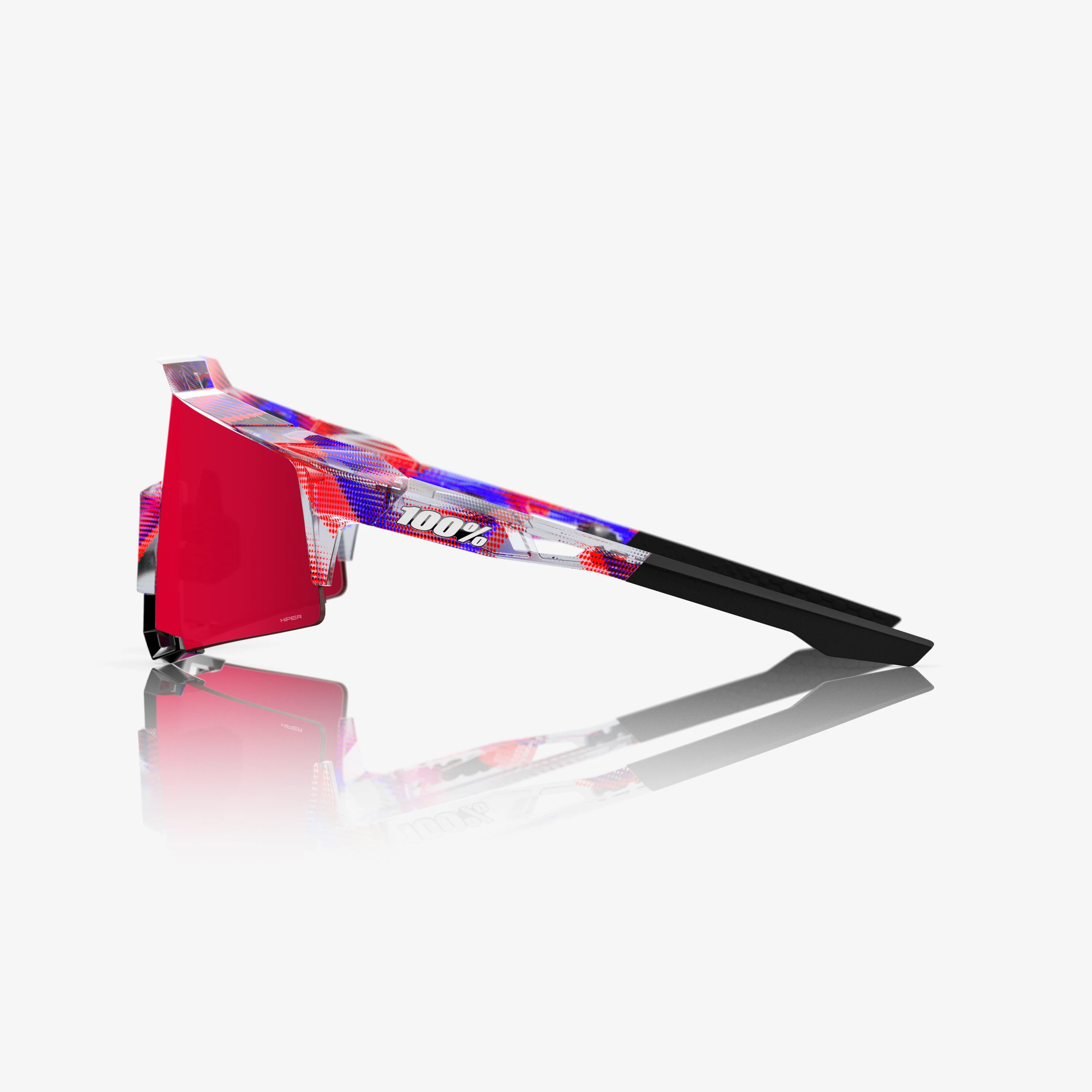 SPEEDCRAFT LE FDJ Gloss Translucent Red/Blue HiPER Fire Red Mirror Lens - Image 3