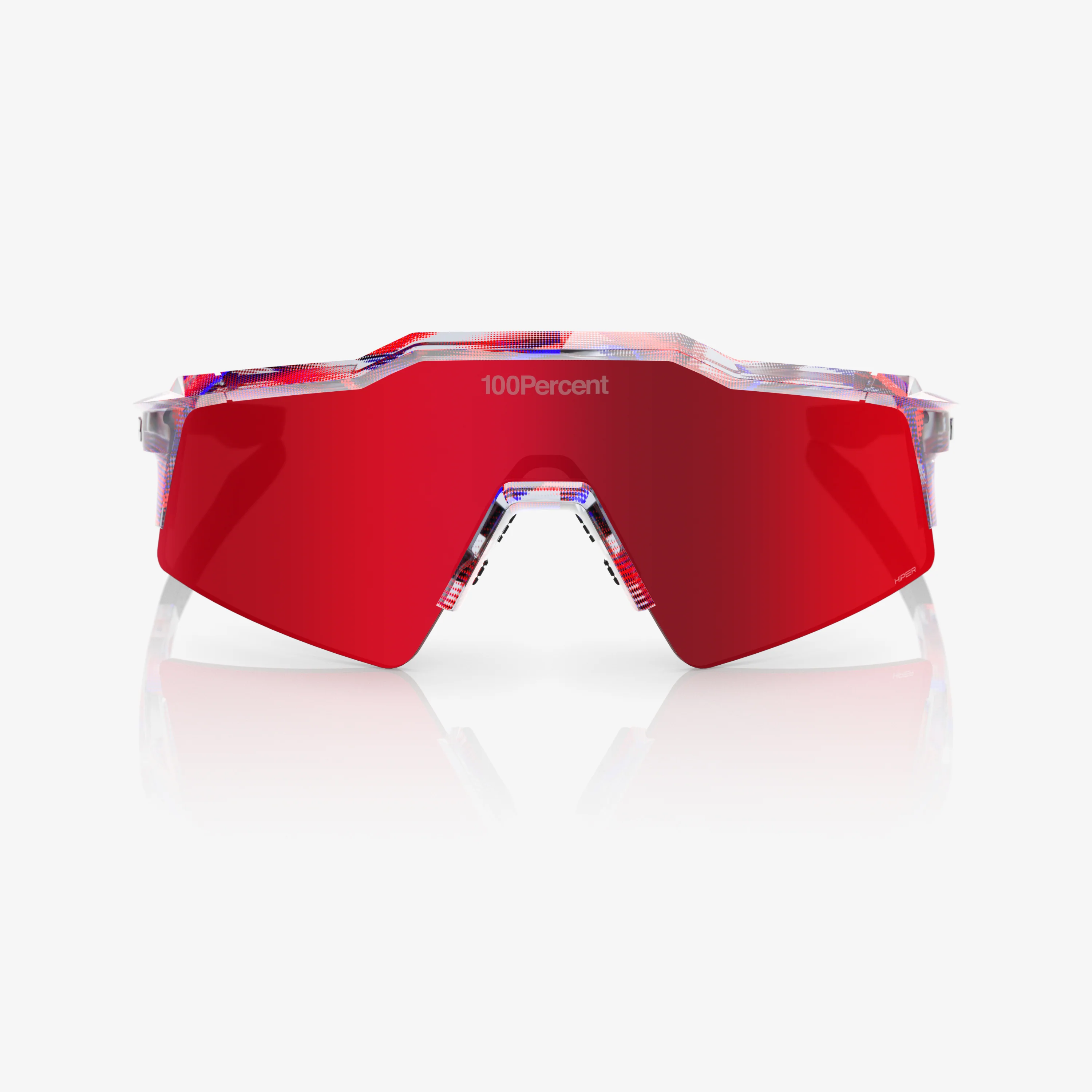SPEEDCRAFT SL LE FDJ Gloss Translucent Red/Blue HiPER Fire Red Mirror Lens - Image 2