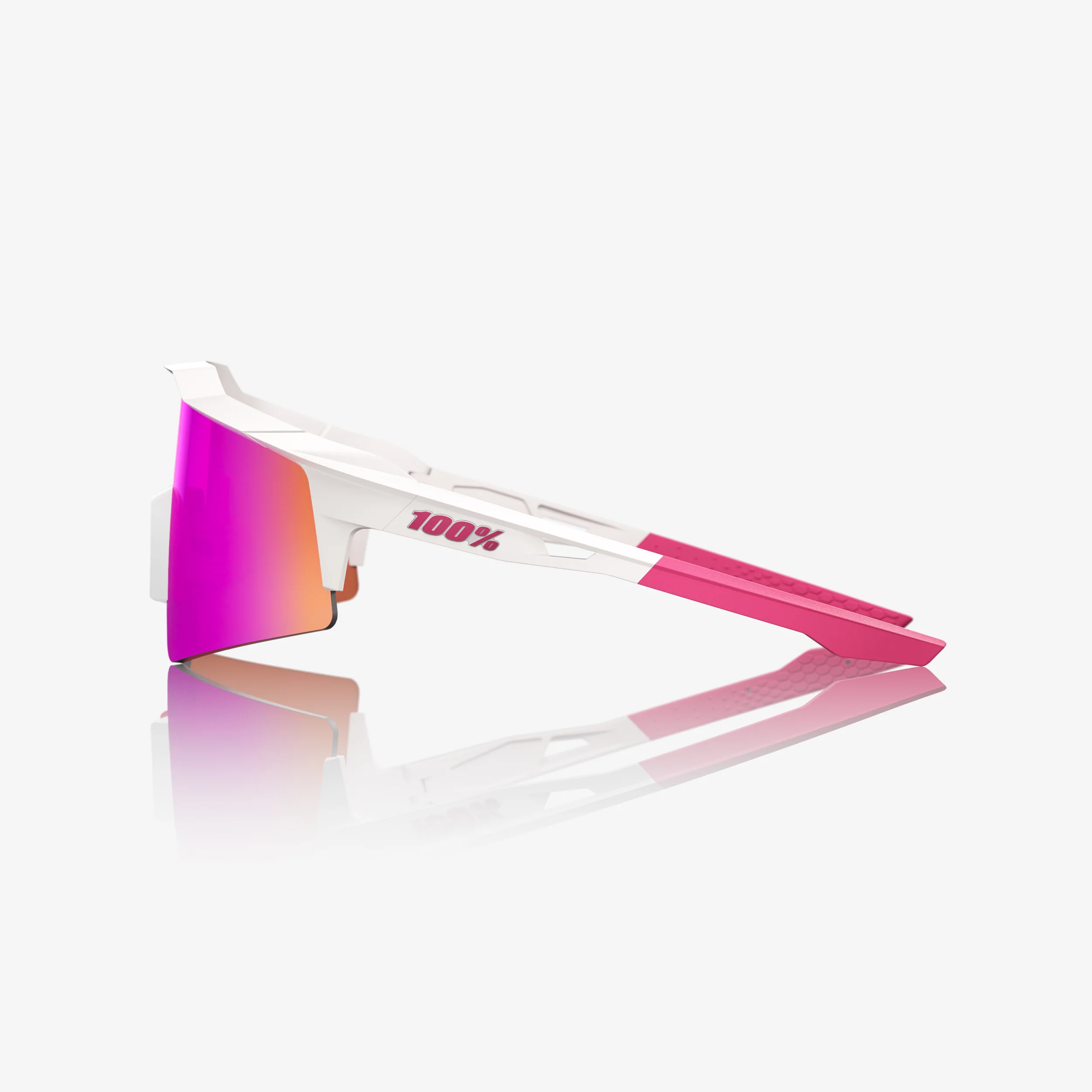 SPEEDCRAFT SL - Matte White/Pink - HiPER Vital Pink Mirror - Image 3