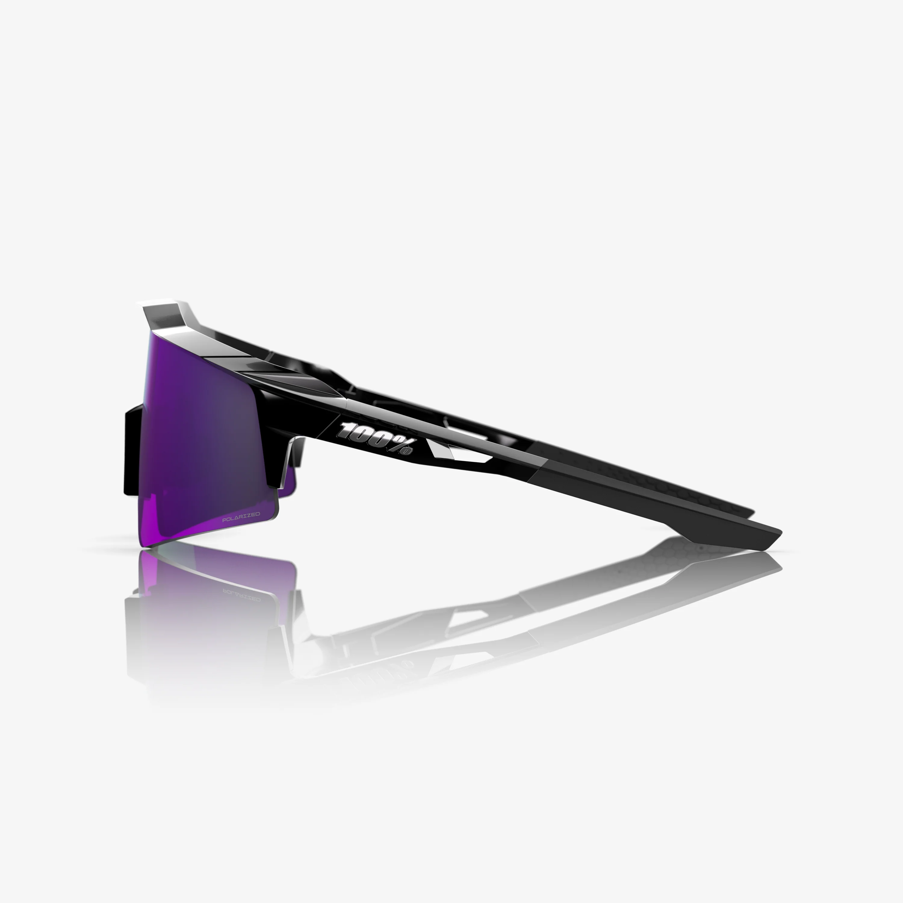 SPEEDCRAFT SL - Polished Black - HiPER Polarized Lavender Mirror - Image 3