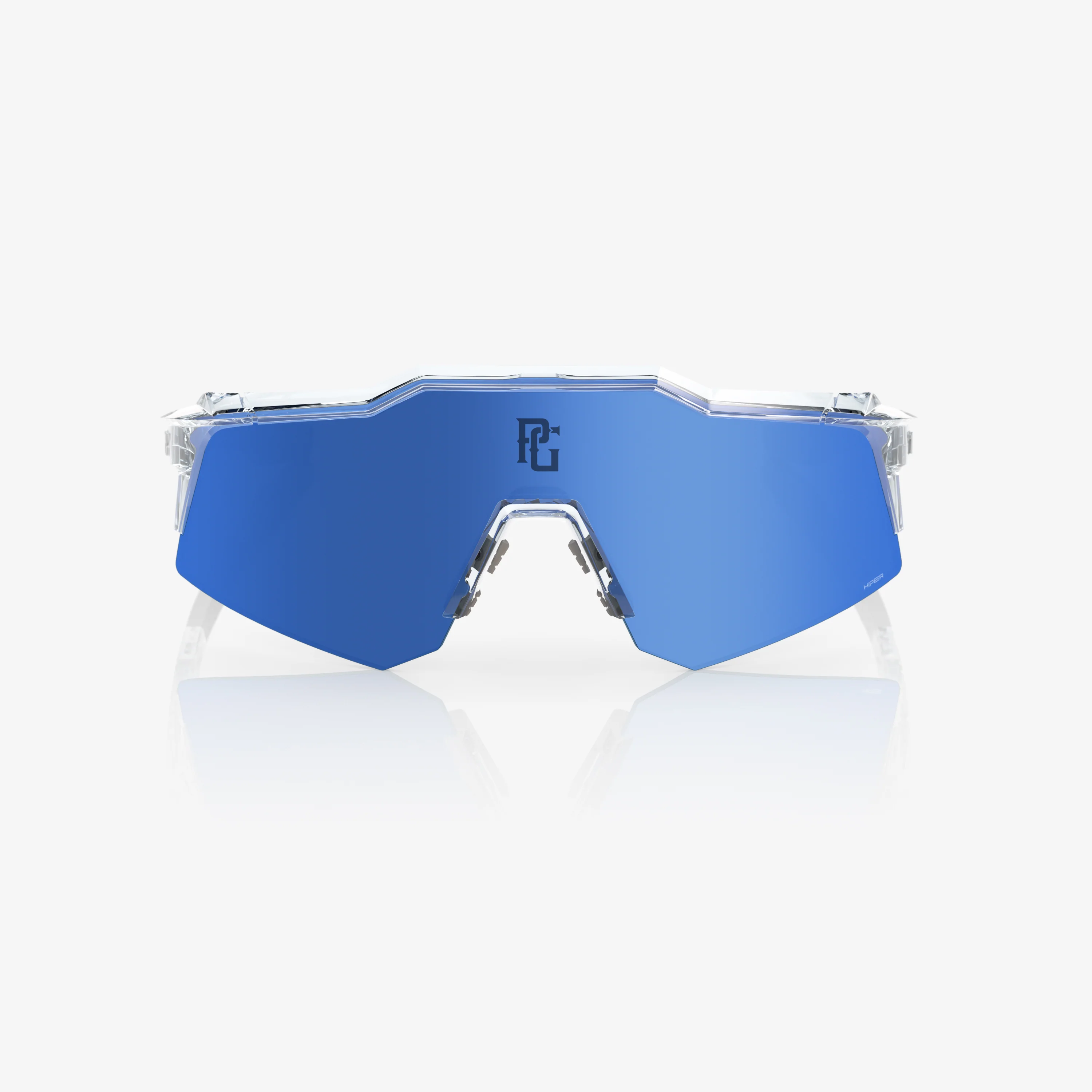 SPEEDCRAFT XS PG Polished Translucent Clear HiPER Blue Mirror Lens - Image 2