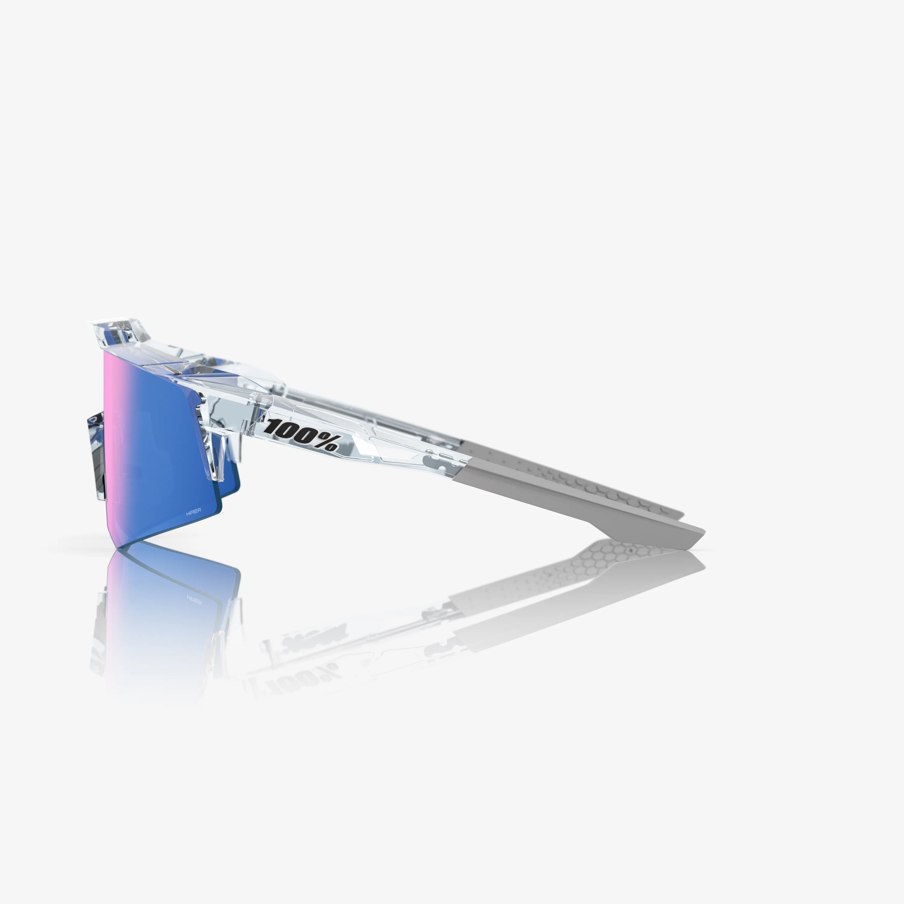 SPEEDCRAFT XS PG Polished Translucent Clear HiPER Blue Mirror Lens - Image 3