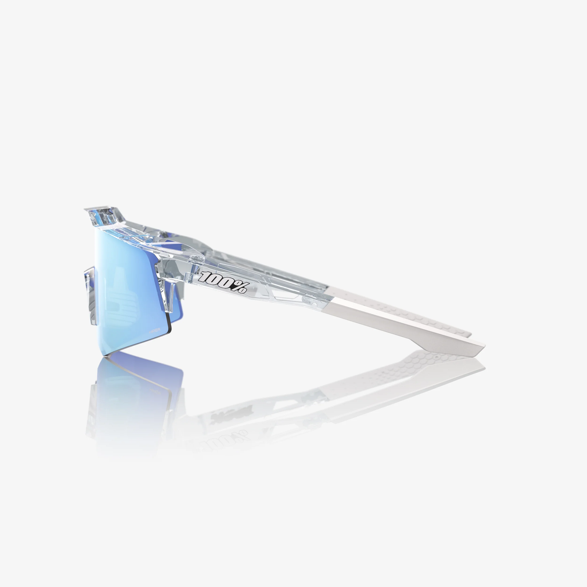 SPEEDCRAFT XS - Polished Translucent Clear - HiPER Blue Multilayer Mirror - Image 3