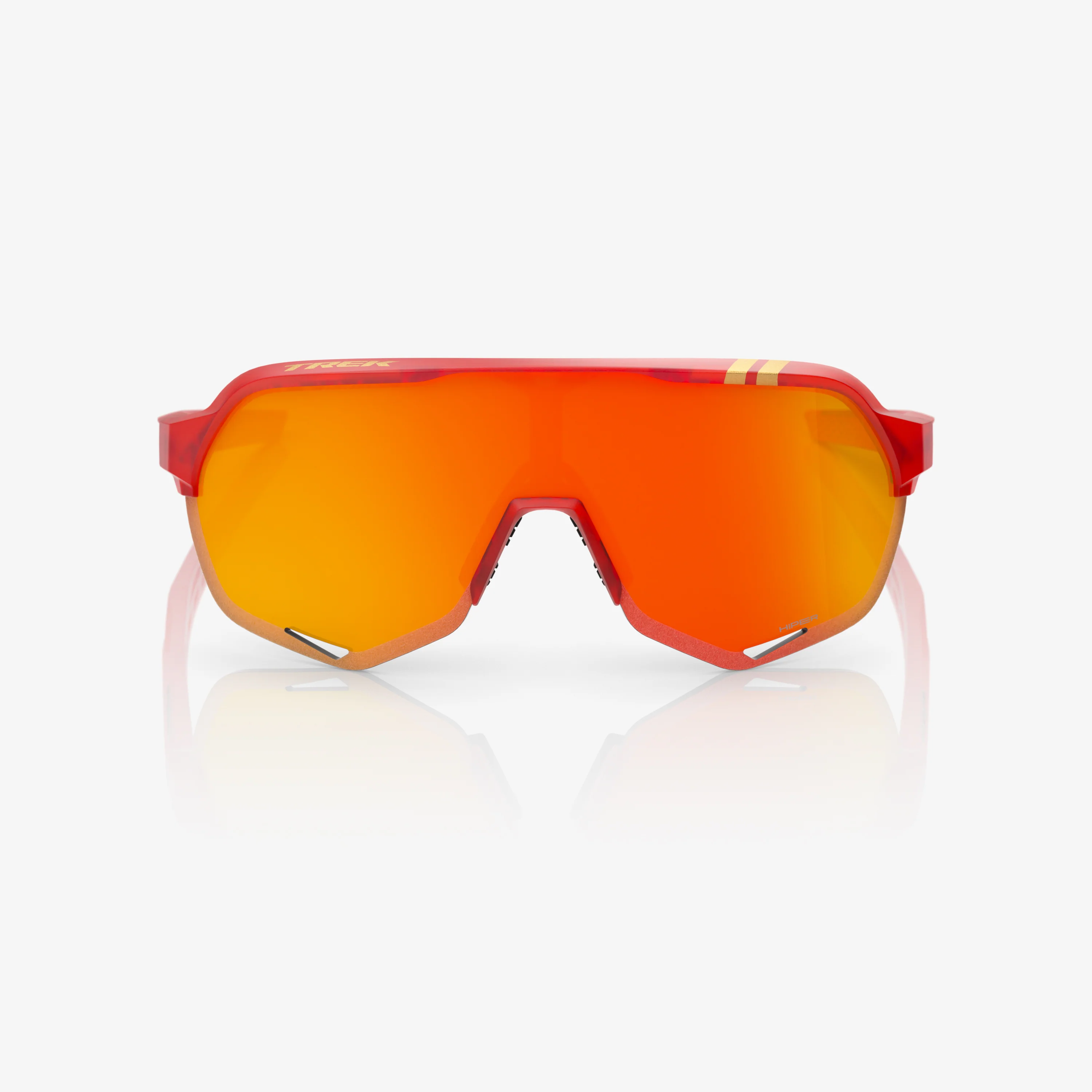 TREK TFR S2 Translucent Matte Red HiPER Red Mirror Lens - Image 3