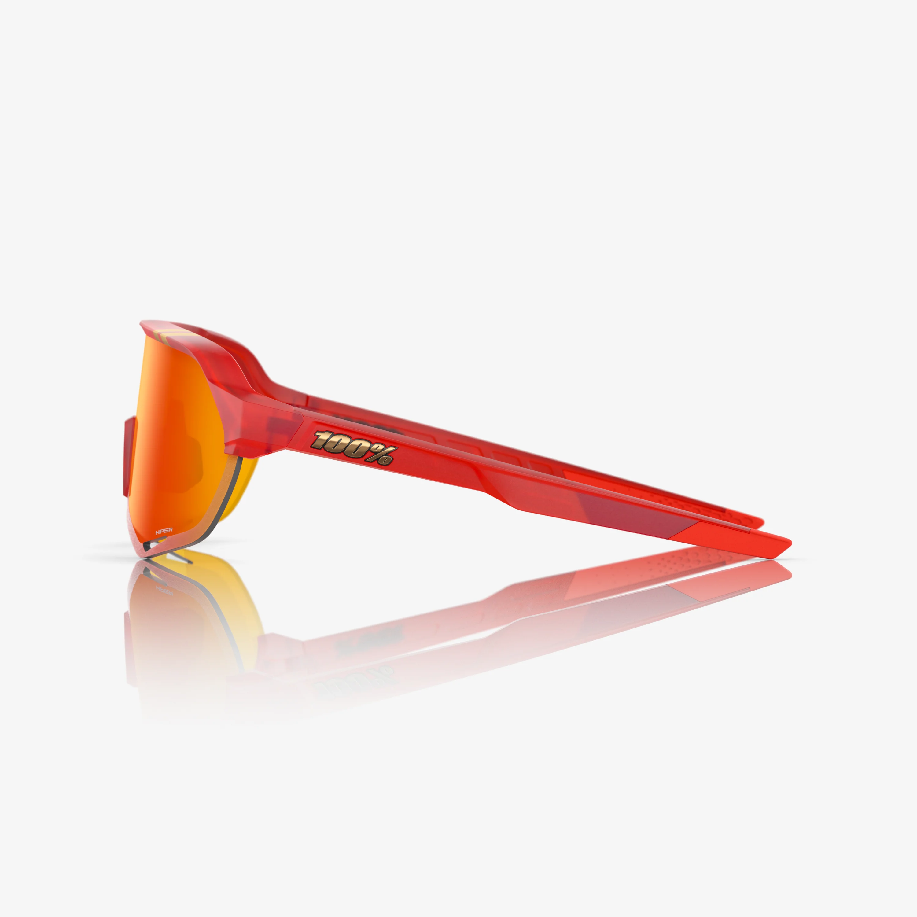TREK TFR S2 Translucent Matte Red HiPER Red Mirror Lens - Image 4