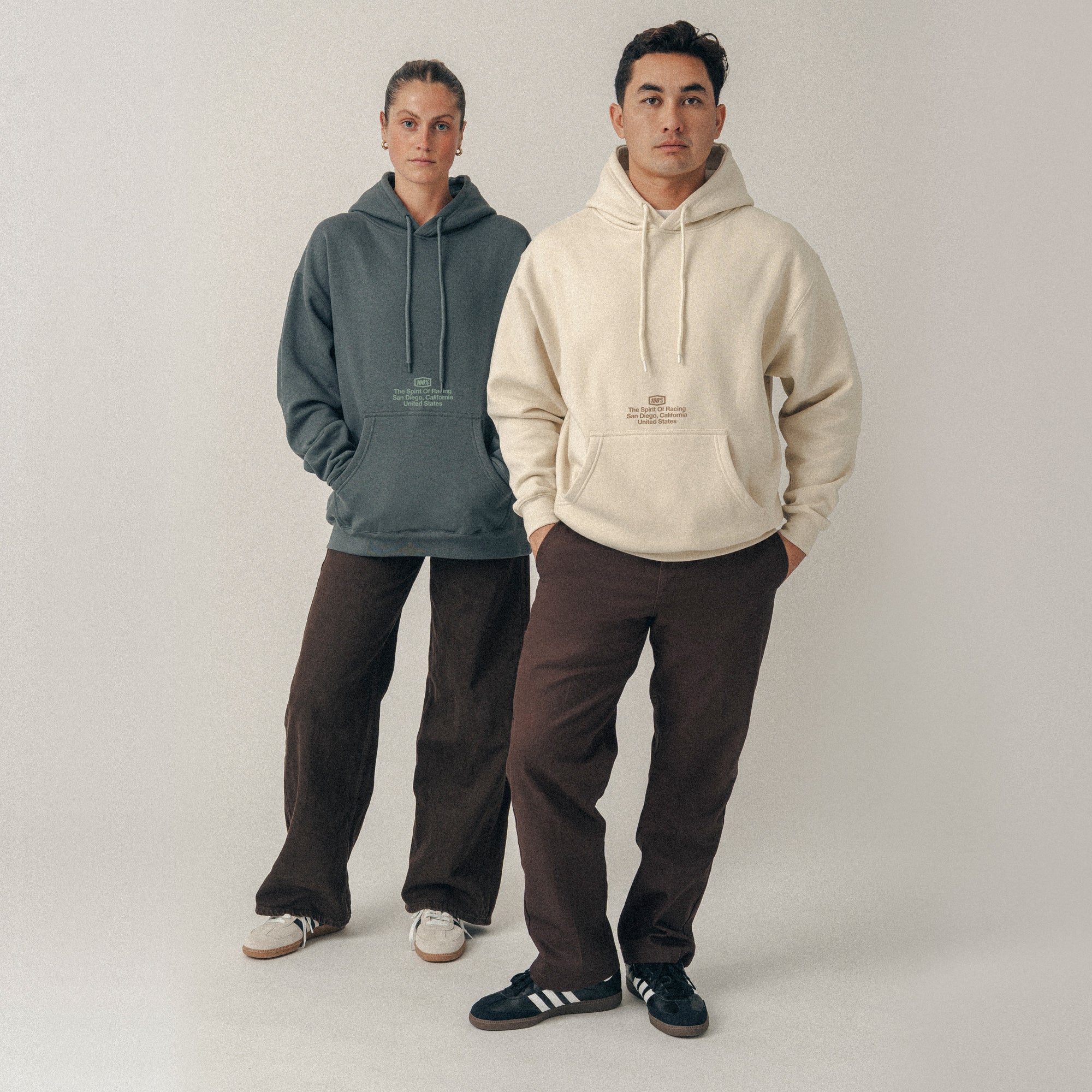 VORTEX Pullover Hoodie Fleece Bone - Image 2